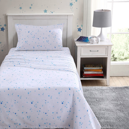 Poppy & Fritz Kids Printed Percale Cotton Sheet Sets