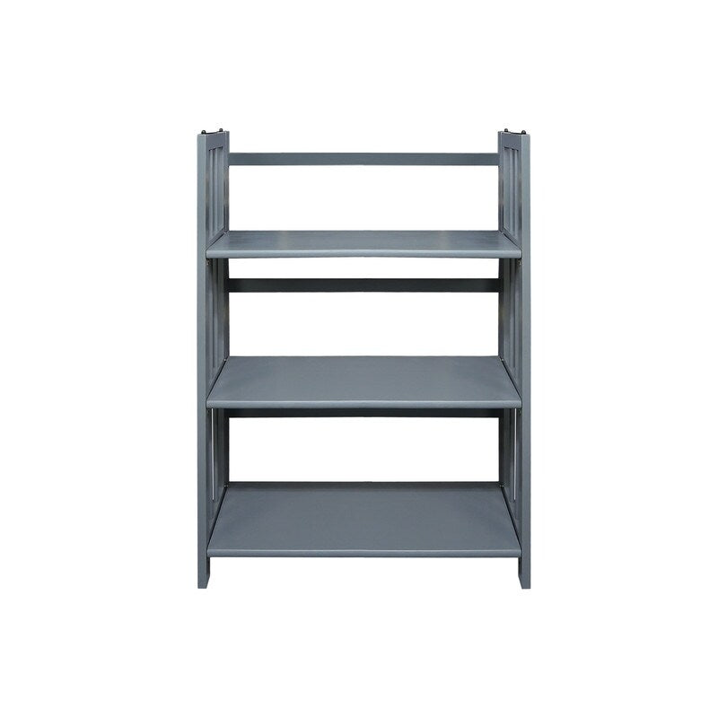 Porch & Den Edgemont 100% Solid Wood Folding Stackable 27.5-inch Bookcase