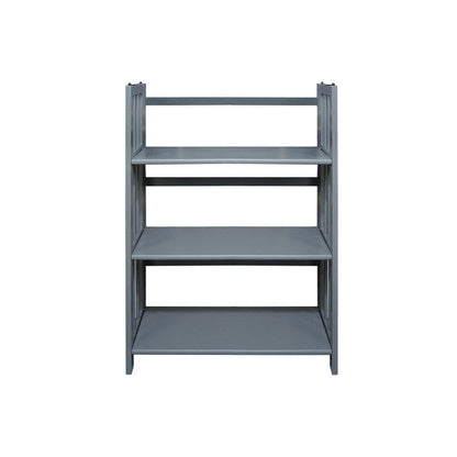 Porch & Den Edgemont 100% Solid Wood Folding Stackable 27.5-inch Bookcase