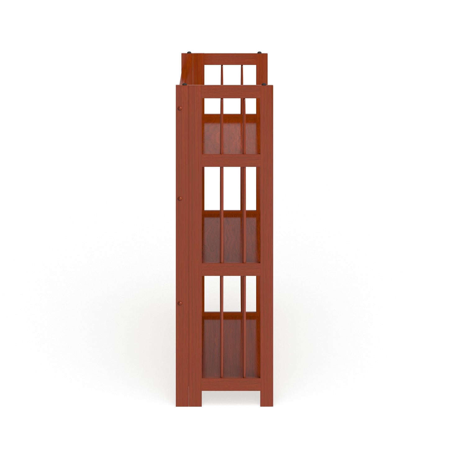 Porch & Den Edgemont 100% Solid Wood Folding Stackable 27.5-inch Bookcase