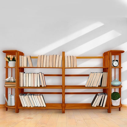 Porch & Den Edgemont 100% Solid Wood Folding Stackable 27.5-inch Bookcase