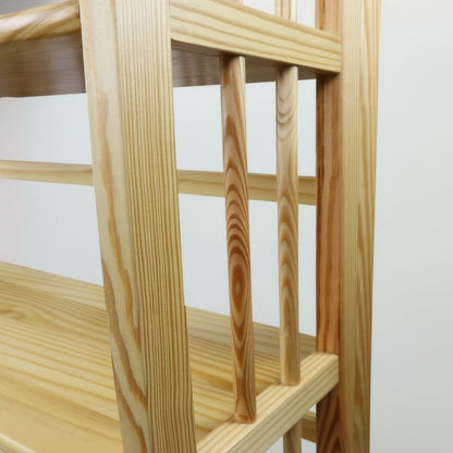 Porch & Den Edgemont 100% Solid Wood Folding Stackable 27.5-inch Bookcase