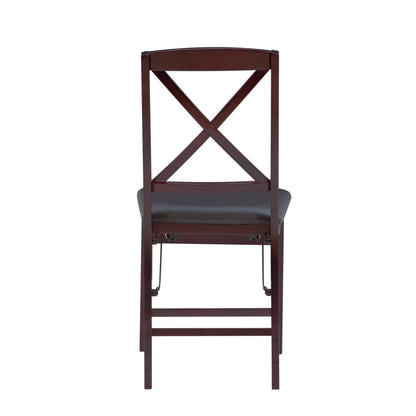 Porch & Den Espresso Folding Chair (Set of 2)
