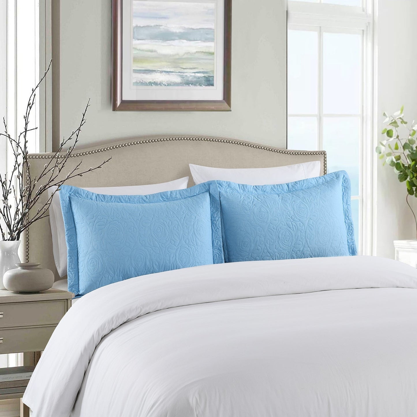 Porch & Den Manor Embroidered Pillow Sham (Set of 2)