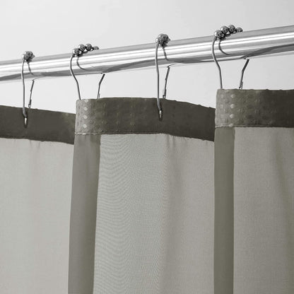 Porch & Den Roycroft Hotel Shower Curtain with Detachable Liner
