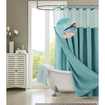 Porch & Den Roycroft Hotel Shower Curtain with Detachable Liner