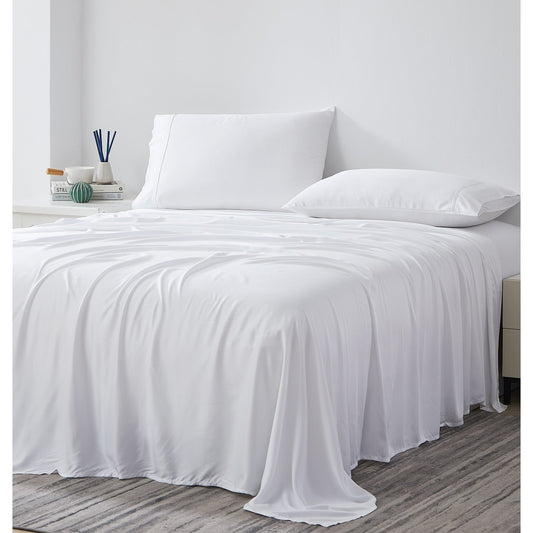 Premium Luxury 100-percent Bamboo Viscose 21-inch Extra Deep Pocket 4-piece Bed Sheet Set