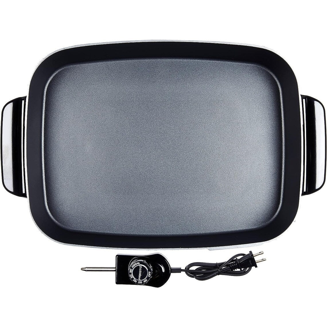 Presto 16 in. Electric Slimline Skillet with Glass Cover