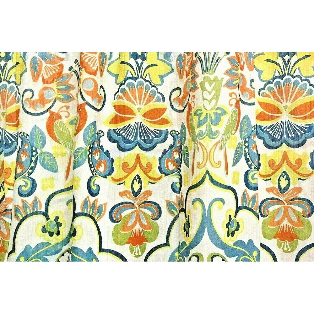 Printed Canvas Shower Curtain Polyester Bathroom Decor Beautiful Colorful Design 70 x 70