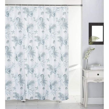 Printed Canvas Shower Curtain Polyester Bathroom Decor Beautiful Colorful Design 70 x 70