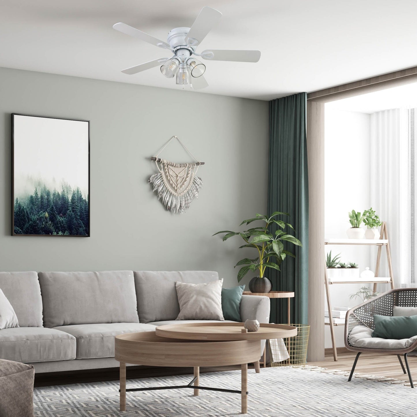 Prominence Home Renton Traditional Farmhouse Indoor Ceiling Fan