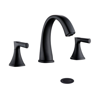 Proox 8 Widespread Bathroom SpotShield Basin Faucet w/ Drain Assembly