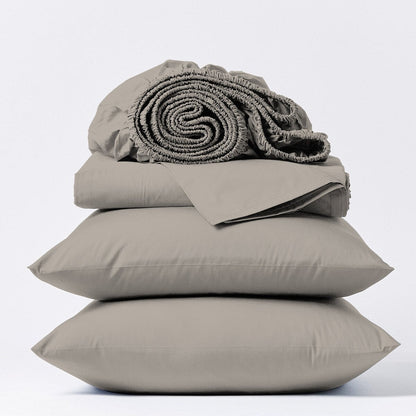 Purity Home 400TC 100% Cotton Super Soft Silky Sateen Sheet Set