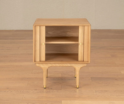 Table de chevet Hendrick Tambour II - Chêne blanc