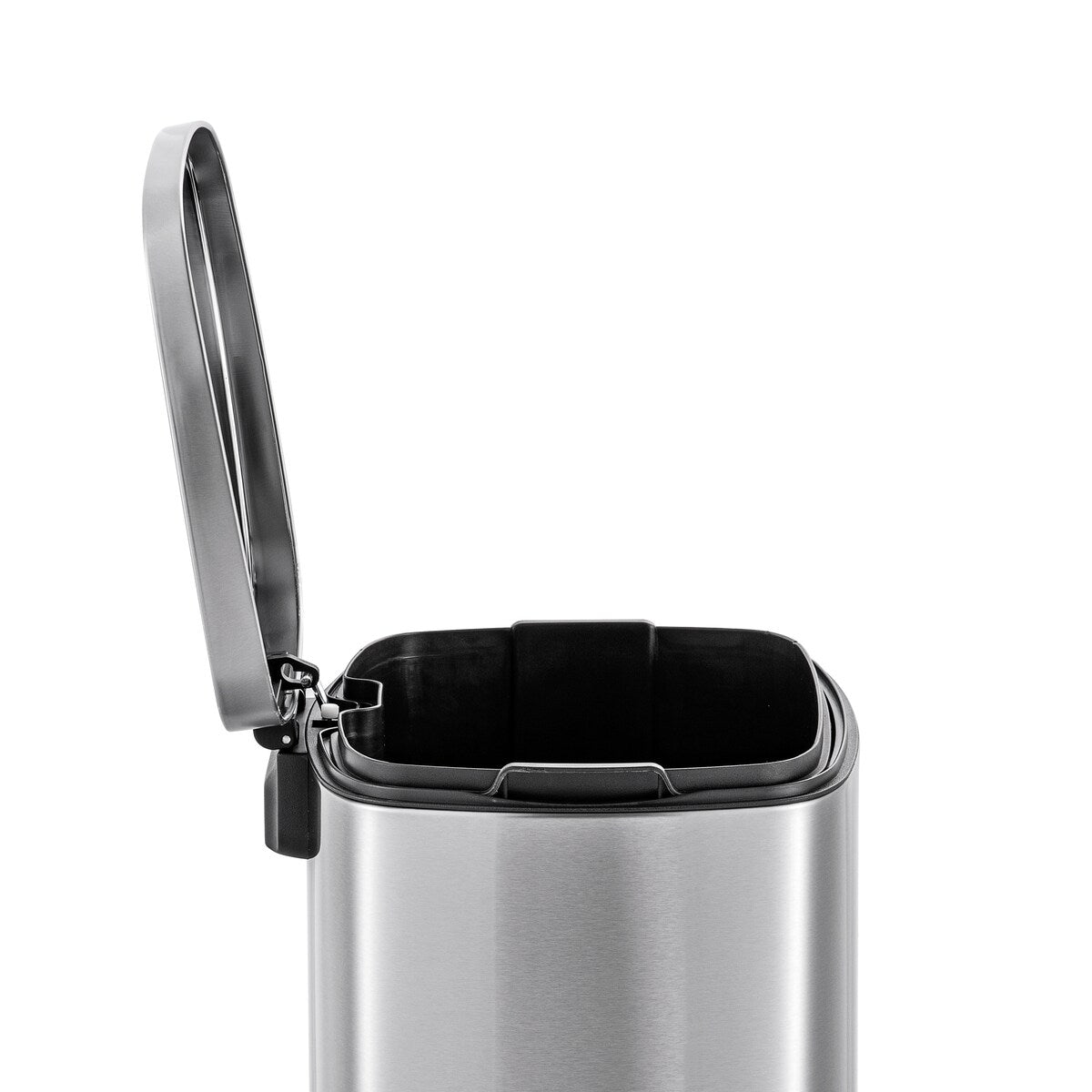 Qualiazero 13.2 GAL plus TWO 1.3 GAL Rectangular Step Can Trash Cans - Family Combo