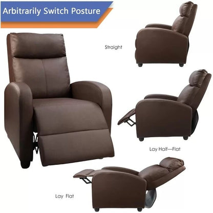 Fauteuil inclinable Homall en cuir synthétique pour salon