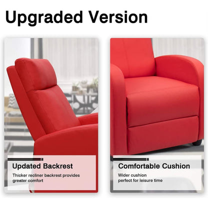 Fauteuil inclinable Homall en cuir synthétique pour salon