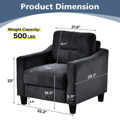 Ensemble canapé sectionnel confortable Roomfitters pour salon, chambre et bureau | Mobilier pour petits espaces