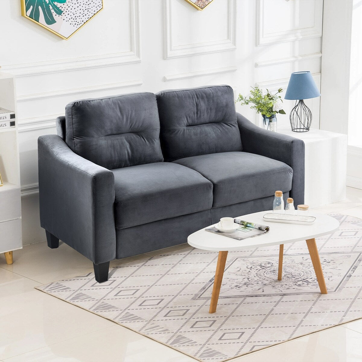 Ensemble canapé sectionnel confortable Roomfitters pour salon, chambre et bureau | Mobilier pour petits espaces