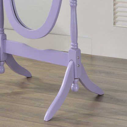 Roundhill Furniture Copper Grove Monks Hood Traditional Wooden Floor Cheval Mirror