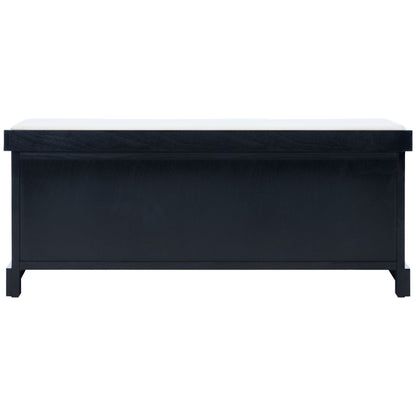 SAFAVIEH Fiorello 3-Drawer with Cushion Storage Bench - 47.3 W x 15 L x 19 H - 47Wx15Dx19H