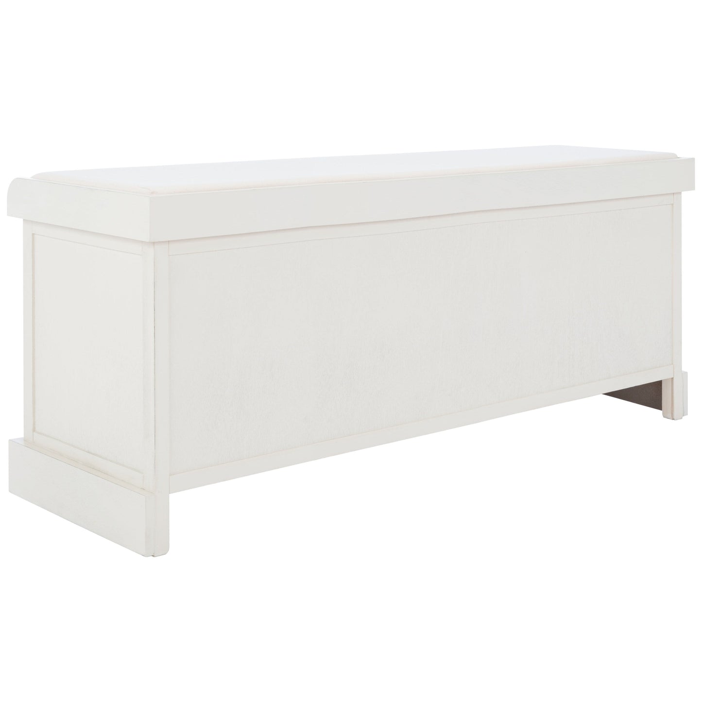 SAFAVIEH Fiorello 3-Drawer with Cushion Storage Bench - 47.3 W x 15 L x 19 H - 47Wx15Dx19H