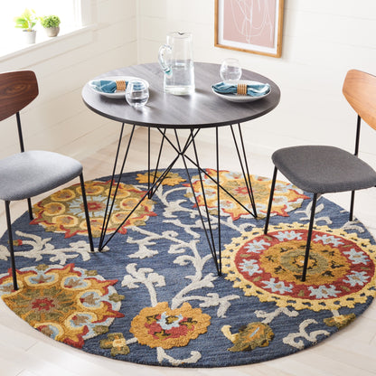 SAFAVIEH Handmade Blossom Maaret Modern Floral Wool Rug