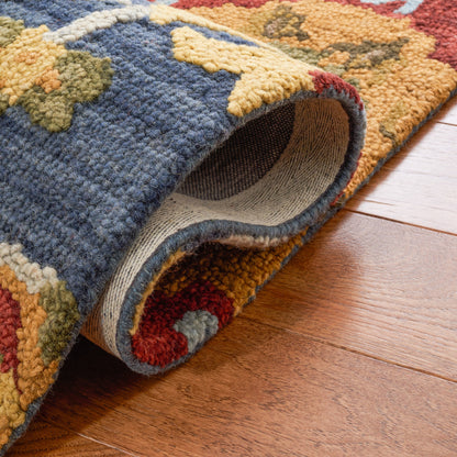 SAFAVIEH Handmade Blossom Maaret Modern Floral Wool Rug