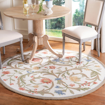 SAFAVIEH Handmade Chelsea Jacomine French Country Floral Scroll Wool