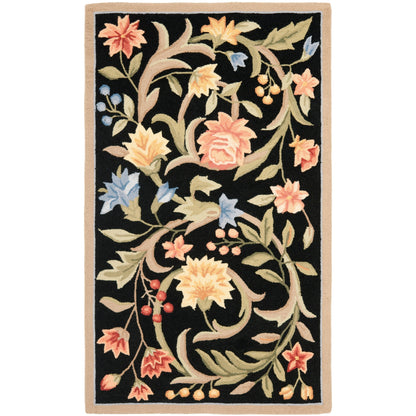 SAFAVIEH Handmade Chelsea Jacomine French Country Floral Scroll Wool