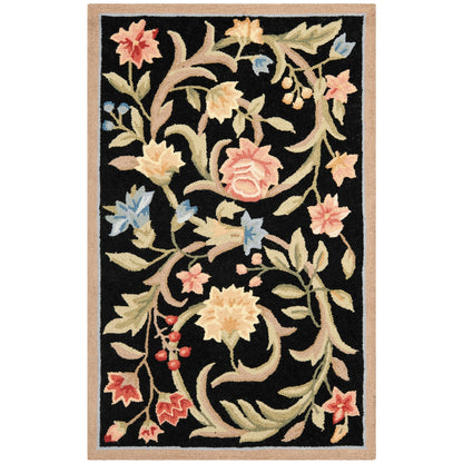 SAFAVIEH Handmade Chelsea Jacomine French Country Floral Scroll Wool