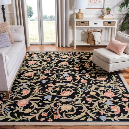 SAFAVIEH Handmade Chelsea Jacomine French Country Floral Scroll Wool