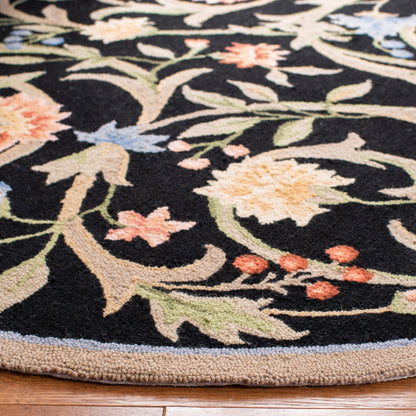 SAFAVIEH Handmade Chelsea Jacomine French Country Floral Scroll Wool
