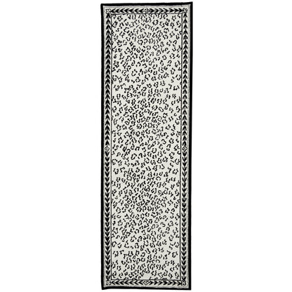 SAFAVIEH Handmade Chelsea Solar Garden Leopard French Country Wool Rug