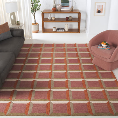SAFAVIEH Handmade Genre Hikariko Mid-Century Modern Wool Rug