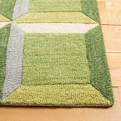 SAFAVIEH Handmade Genre Hikariko Mid-Century Modern Wool Rug