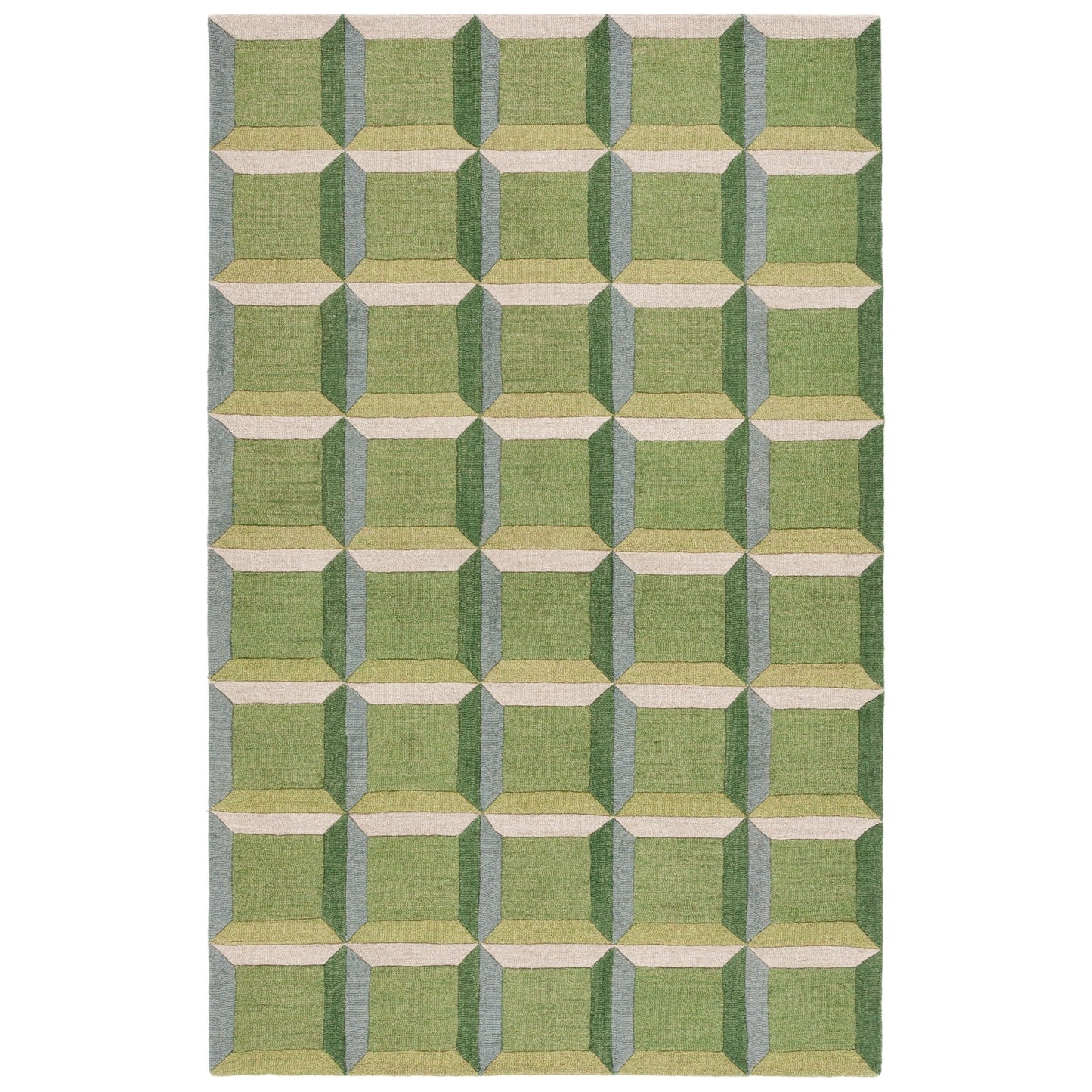 SAFAVIEH Handmade Genre Hikariko Mid-Century Modern Wool Rug