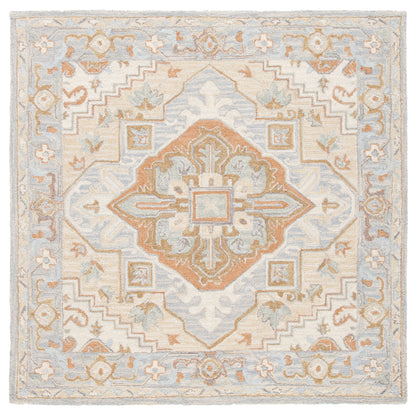 SAFAVIEH Handmade Heritage Blocks Traditional Wool Rug