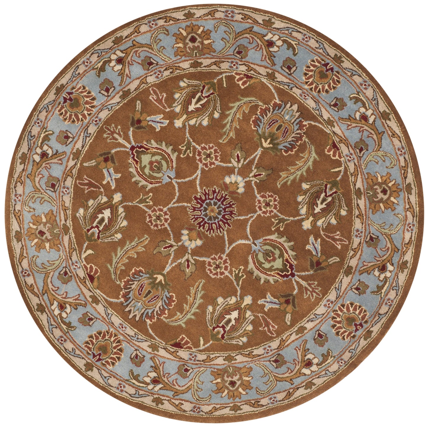 SAFAVIEH Handmade Heritage Full Bloom Traditional Oriental Wool Rug