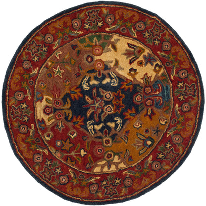 SAFAVIEH Handmade Heritage Reptilian Traditional Oriental Wool Rug