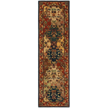 SAFAVIEH Handmade Heritage Reptilian Traditional Oriental Wool Rug
