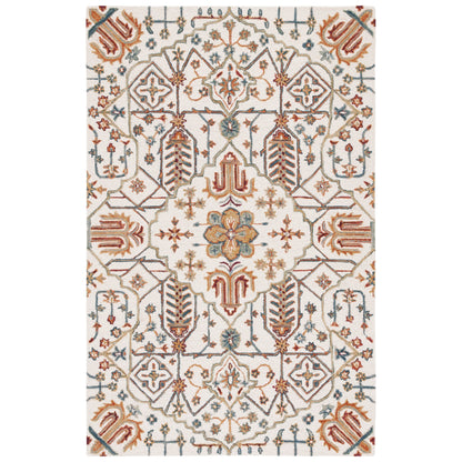 SAFAVIEH Handmade Heritage Snjolaug Floral Wool Rug