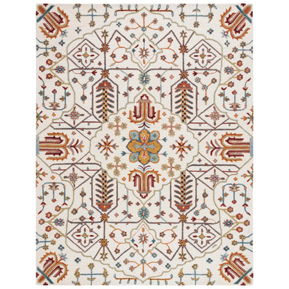 SAFAVIEH Handmade Heritage Snjolaug Floral Wool Rug