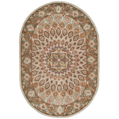SAFAVIEH Handmade Heritage Wayfarer Traditional Oriental Wool Rug