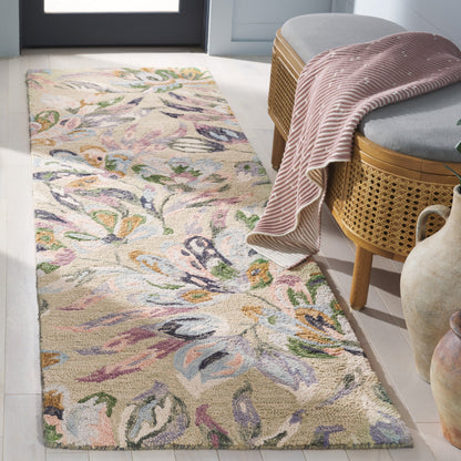 SAFAVIEH Handmade Jardin Evamarie Floral Wool Rug