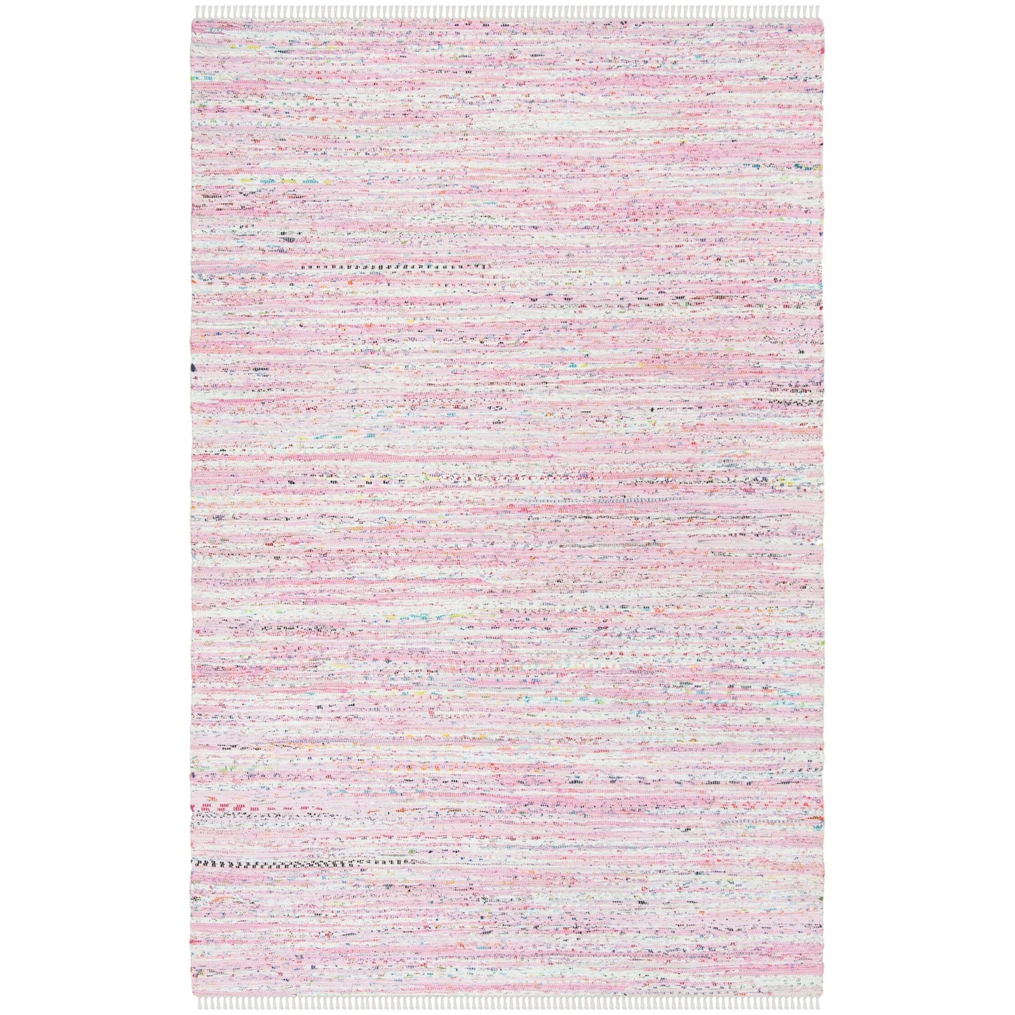 SAFAVIEH Handmade Rag Rug Litzy Stripe Cotton Rug