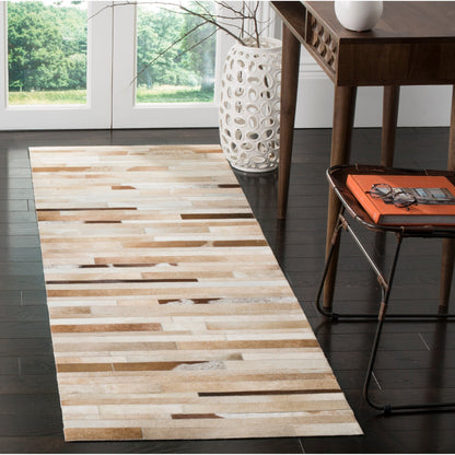 SAFAVIEH Handmade Studio Leather Tennille Modern Leather Rug