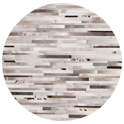 SAFAVIEH Handmade Studio Leather Tennille Modern Leather Rug