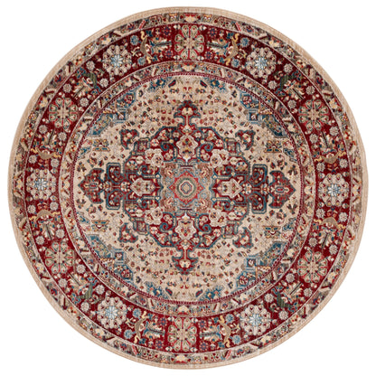 SAFAVIEH Kashan Marybeth Oriental Rug with Fringe
