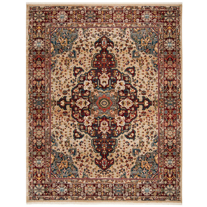 SAFAVIEH Kashan Marybeth Oriental Rug with Fringe